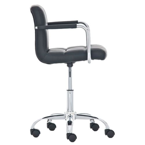 Chaise De Bureau Lucy Similicuir Noir