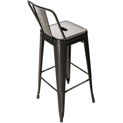 Tabouret De Bar En Métal Mason Noir