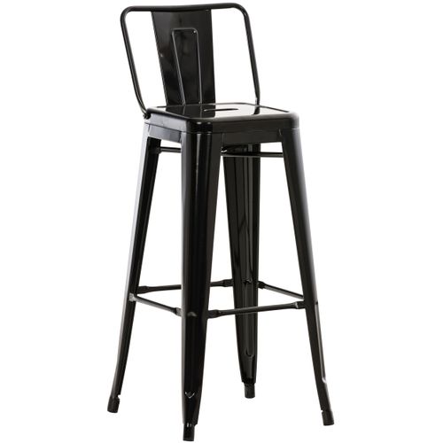 Tabouret De Bar En Métal Mason Noir