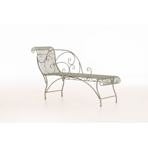 Banquette De Jardin Karma En Fer Forgé Vert Antique