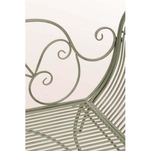 Banquette De Jardin Karma En Fer Forgé Vert Antique