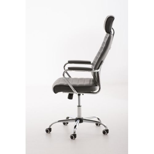 Fauteuil De Bureau Rako Similicuir Gris