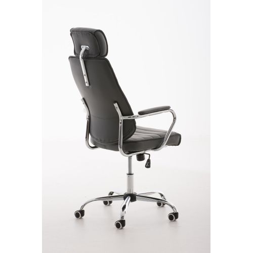 Fauteuil De Bureau Rako Similicuir Gris