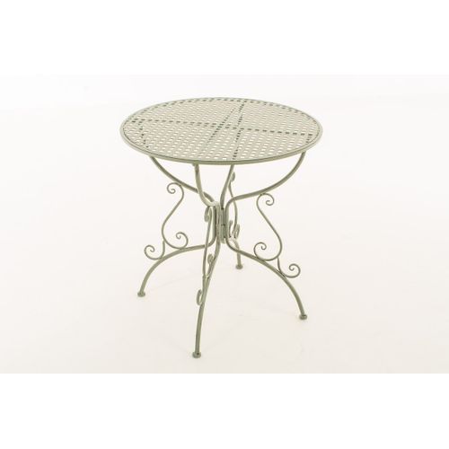 Table De Jardin Ronde Amanda Vert Antique