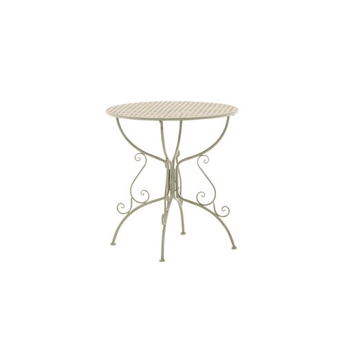 Table De Jardin Ronde Amanda Vert Antique