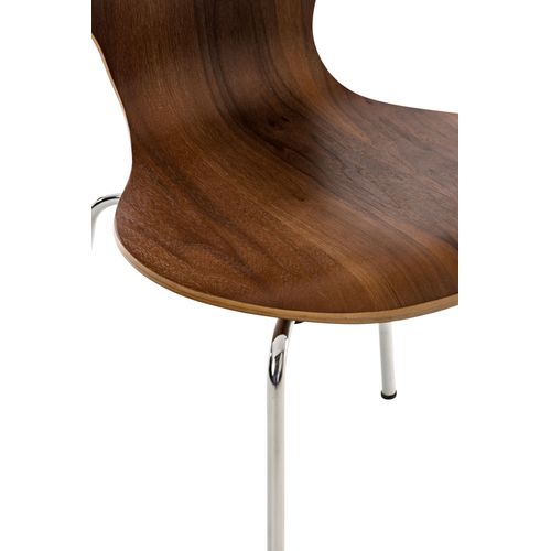 Chaise De Visiteur Diego En Bois Marron