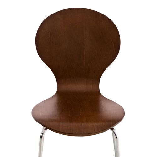 Chaise De Visiteur Diego En Bois Marron