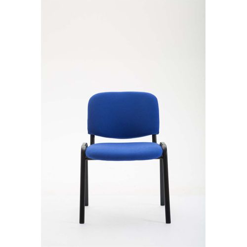 Chaise Visiteur Ken Tissu Bleu