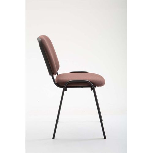 Chaise Visiteur Ken Tissu Marron