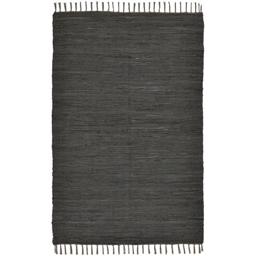 Tapis Réversible En Coton Happy Cotton 60x120 Cm - Anthracite