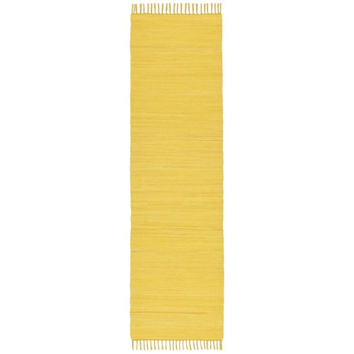 Tapis Réversible En Coton Happy Cotton 70x250 Cm - Jaune