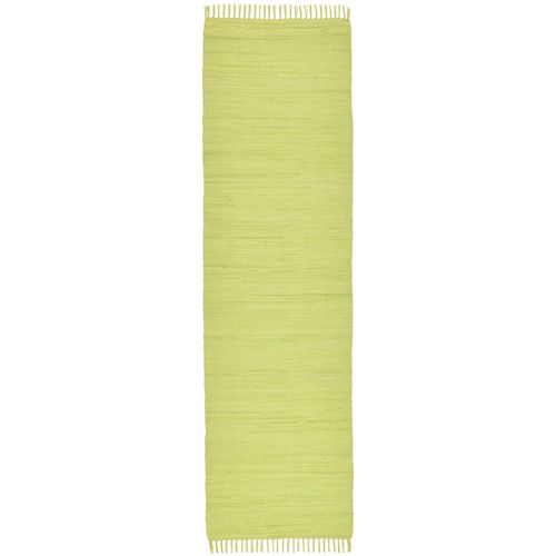 Tapis Réversible En Coton Happy Cotton 70x250 Cm - Vert