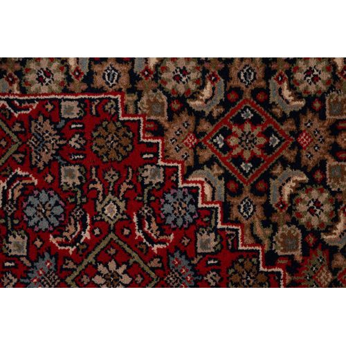 Tapis D'orient Noué à La Main Benares 200x300 Cm - Rouge