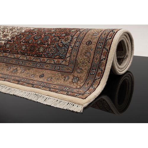 Tapis D'orient Noué à La Main Benares 250x300 Cm - Crème