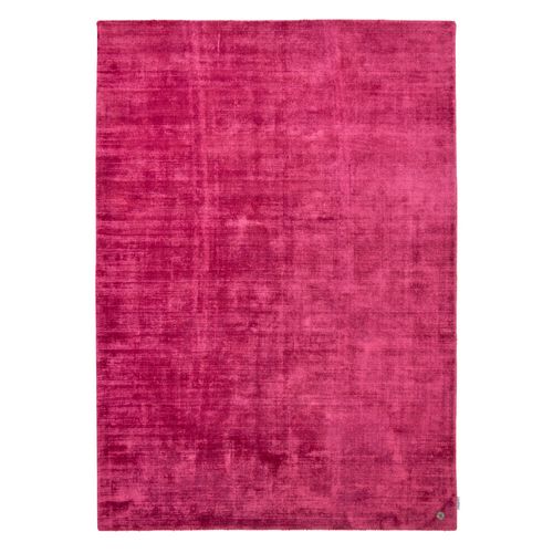 Tapis En Viscose Tissé Main Aspect Vieilli - Shine 65x135 Cm - Lilas