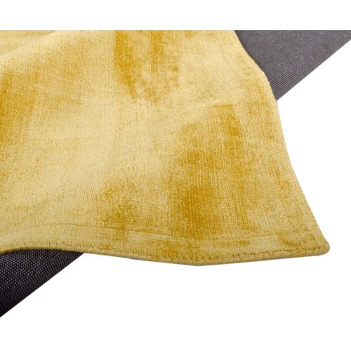 Tapis En Viscose Tissé Main Aspect Vieilli - Shine 190x290 Cm - Doré