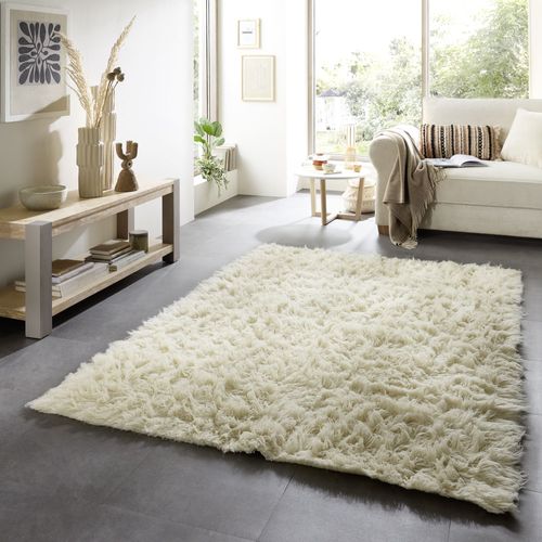 Tapis Flokati Grec Original Flokos 1250 60x90 Cm - Crème