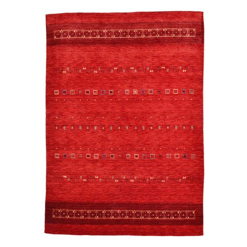 Tapis Gabbeh Lori Dream Gold 190x290 Cm - Rouge