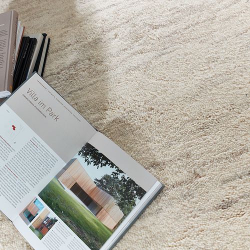 Tapis Berbère Original En Laine Hadj Diam 150 Cm - Beige