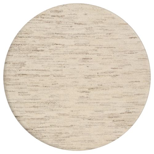 Tapis Berbère Original En Laine Hadj Diam 150 Cm - Beige