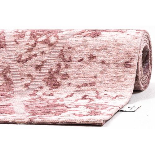 Tapis Graphique Et Brillant Fine Lines 155x230 Cm - Rose