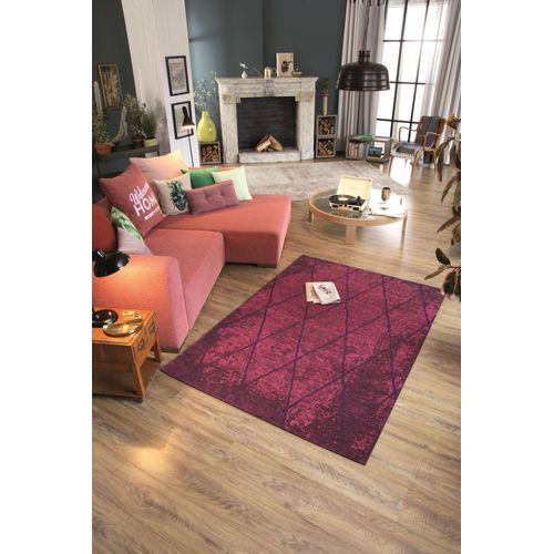 Tapis Graphique Et Brillant Fine Lines 190x290 Cm - Lilas