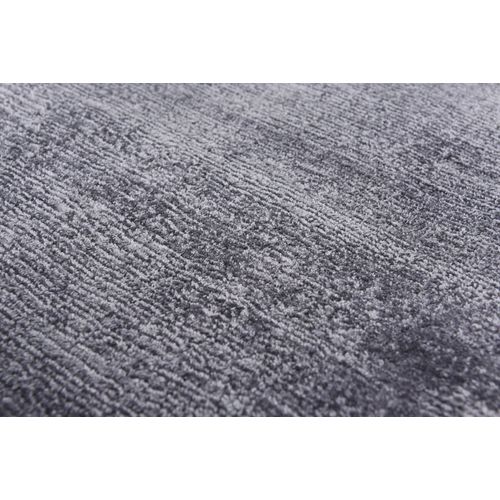 Tapis En Viscose Tissé Main Aspect Vieilli - Shine 160x230 Cm - Anthracite