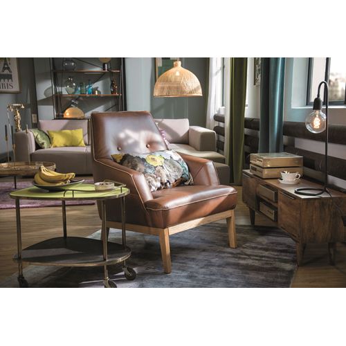 Tapis En Viscose Tissé Main Aspect Vieilli - Shine 160x230 Cm - Bleu