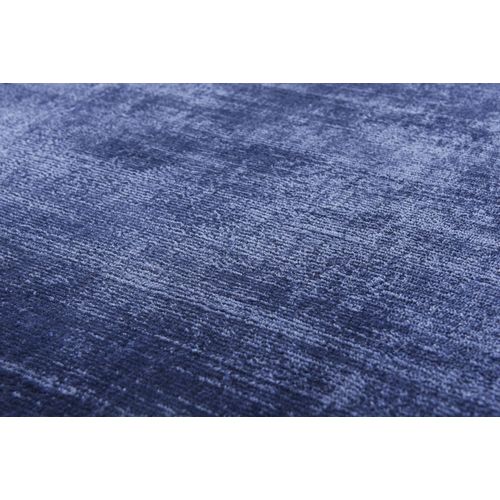 Tapis En Viscose Tissé Main Aspect Vieilli - Shine 190x290 Cm - Bleu