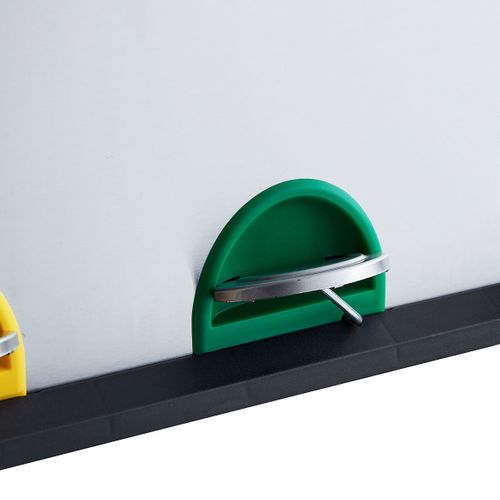 Poubelle Tc2combo35 Pédales Antidérapantes Argenté En Acier Inoxydable (49 X 48 X 27 Cm)