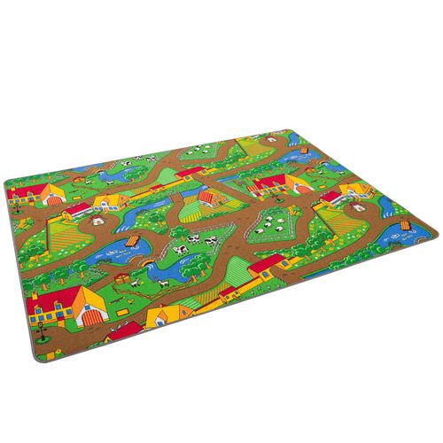 Tapis Rues Réversible 100x165cm Multicolore