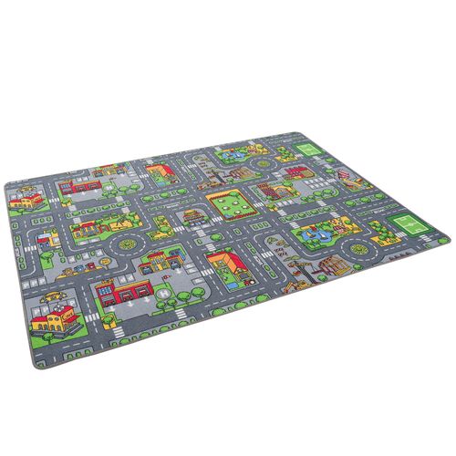 Tapis Rues Réversible 160x240cm Multicolore