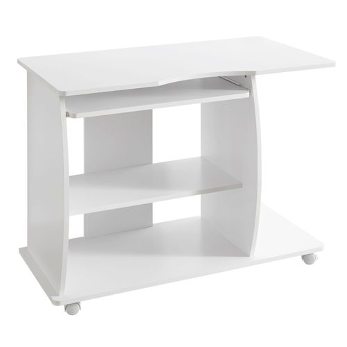 Table De Bureau 90x71x50 cm Blanc Table PC Table D'ordinateur