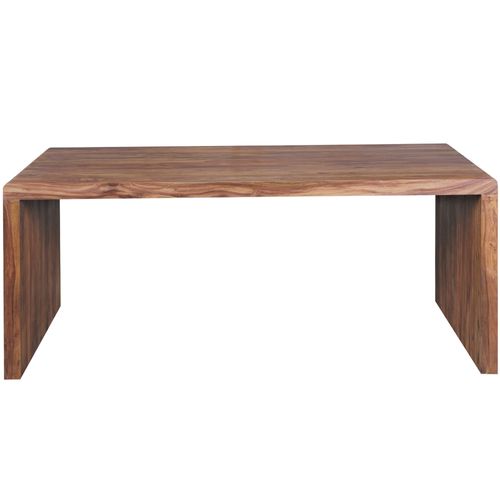 Bureau 200 Cm Table D’ordinateur Bois Massif Sheesham Table De Travail