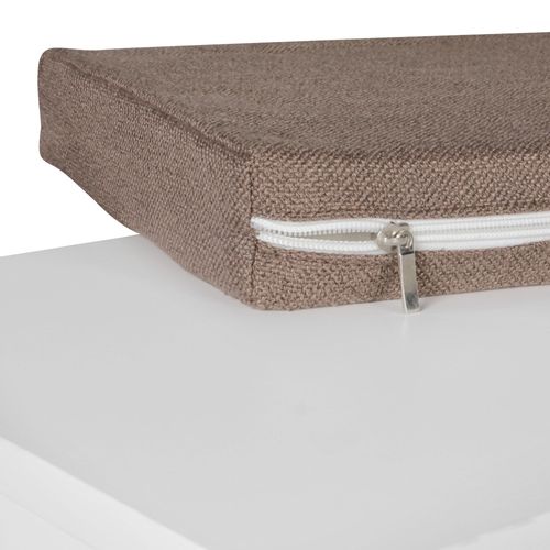 Commode De Chaussures Bois 103,5x53x30 Cm Banque De Chaussures 10 Paires Blanc