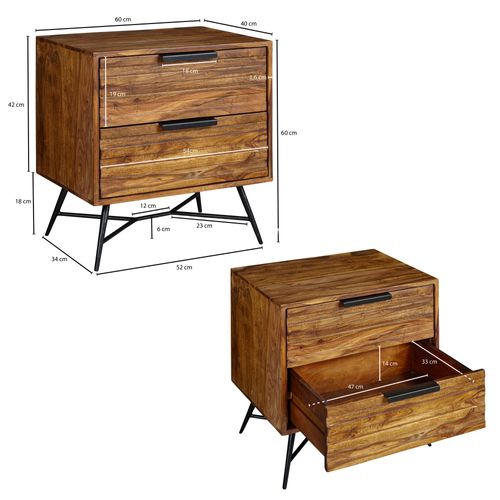Table De Chevet Table D'appoint Table De Chevet Avec Tiroirs