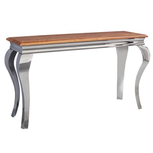 Table Console En Bois Massif 130 Cm Table D'entrée Buffet Bureau Moderne