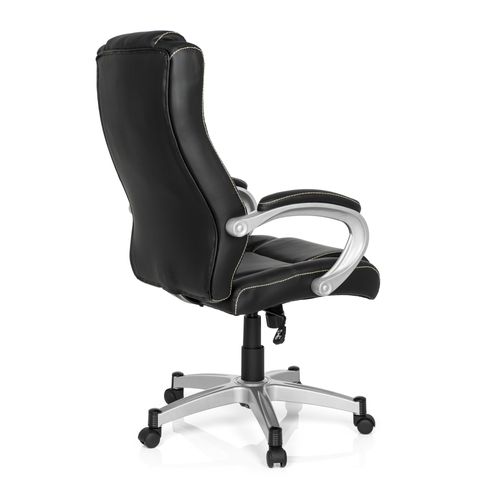 Fauteuil Gamer Relax Cl180 Simili Noir Accoudoirs Fournis, Surface Toucher Doux "softpad"