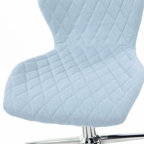 Chaise Pivotante Pour Des Enfants Joy Ii Tissu Bleu Clair Sans Accoudoirs