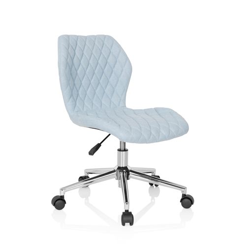 Chaise Pivotante Pour Des Enfants Joy Ii Tissu Bleu Clair Sans Accoudoirs