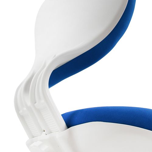 Chaise Pivotante Pour Des Enfants Kid Vivo Tissu Bleu Sans Accoudoirs