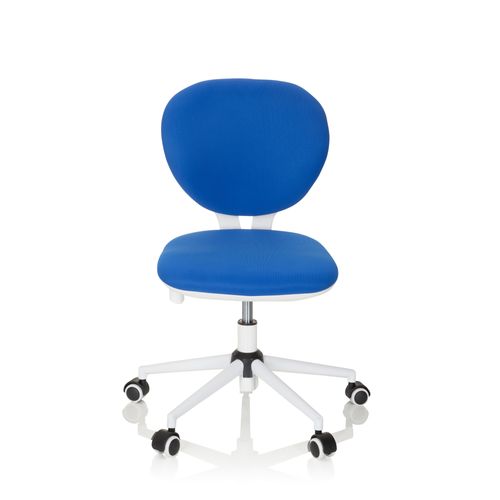 Chaise Pivotante Pour Des Enfants Kid Vivo Tissu Bleu Sans Accoudoirs