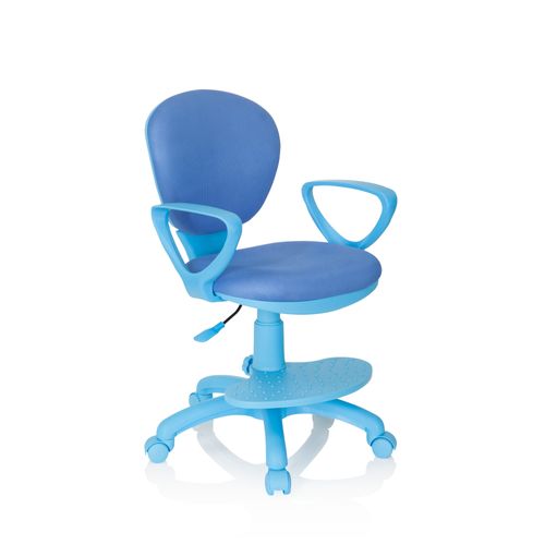 Chaise Pivotante Pour Des Enfants Kid Colour Tissu Bleu Accoudoirs Compris