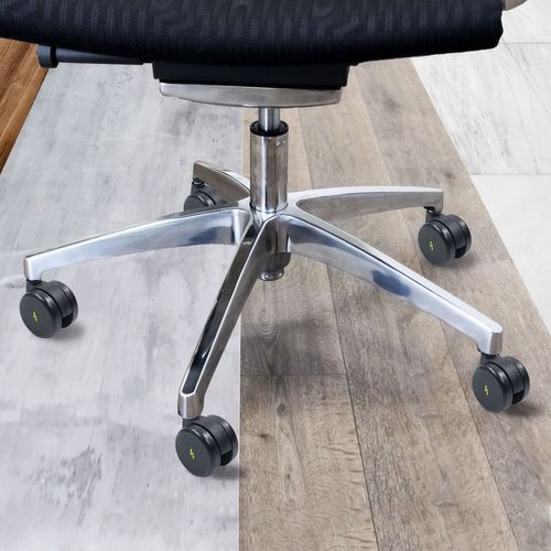 Roulettes 5x Rolo Esd 11mm/65mm Métal, Plastique Noir