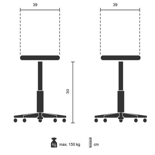 Tabouret Marchepied Tio-s Plastique Noir
