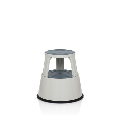 Tabouret Marchepied Tio-m Ii Métal, Plastique Gris Clair