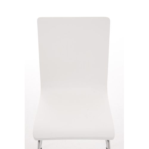 Chaise En Bois Avec Piètement En Métal Pepe Blanc