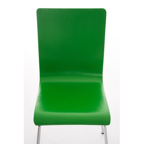 Chaise En Bois Avec Piètement En Métal Pepe Vert