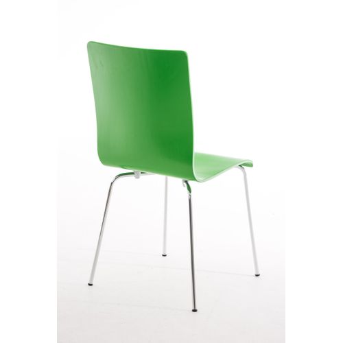 Chaise En Bois Avec Piètement En Métal Pepe Vert