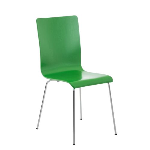 Chaise En Bois Avec Piètement En Métal Pepe Vert